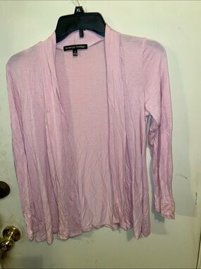 Always Indigo Pink Open-Front Lightweight Women’s Cardigan